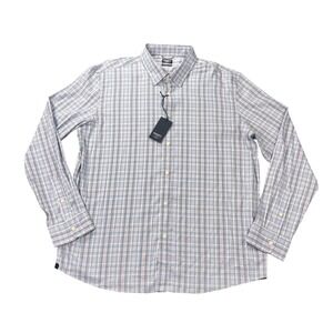 NWT FAHERTY Reserve‎ The Movement Men's XXL Shirt Long Sleeve Plaid Button Down